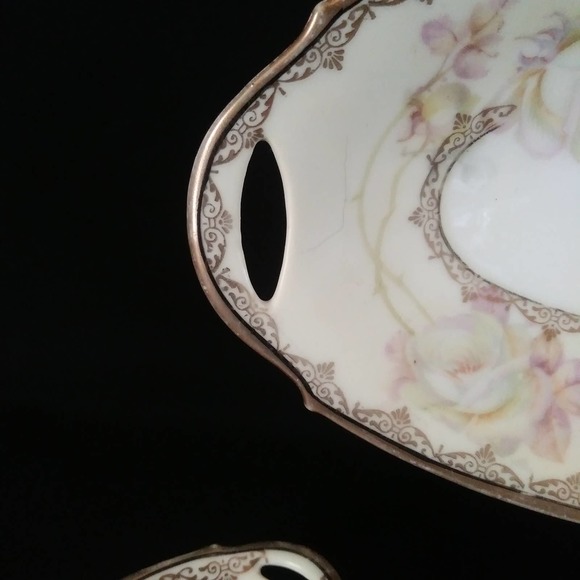 6 Pc Antique Bavarian Serving Set 1910 L.D.B.Co Prince Regent - Picture 13 of 16